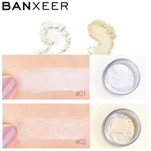 Лучшая рассыпчатая пудра Прозрачная отделка контроль масла Водонепроницаемый Макияж инструмент с слоем QQ99