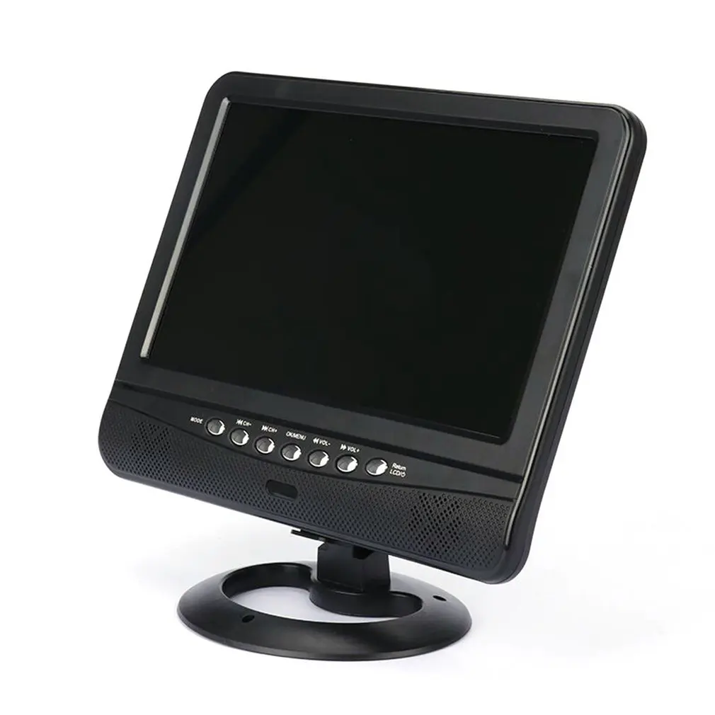 Мини-Телевизор 9,5 дюймов TFT lcd цветной Аналоговый Телевизор с широкоугольной поддержкой функции FM и TXT Reader Функция Черный Модель: 901