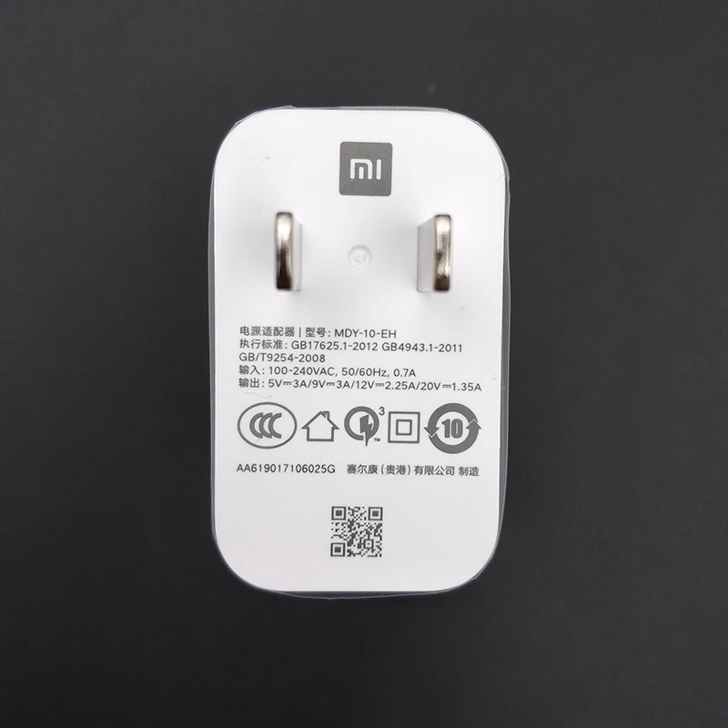 XIAO mi QC4.0 27 Вт USB быстрое зарядное устройство Поддержка беспроводной зарядки адаптер питания type C кабель для mi 9 8 mi x 2S 3 красный mi Note 7 8 Pro