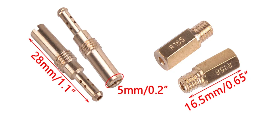 CITALL 20 шт 99101-357 карбюратор для мотоциклов Carb основные шестигранные форсунки+ комплект для пилотов для Keihin