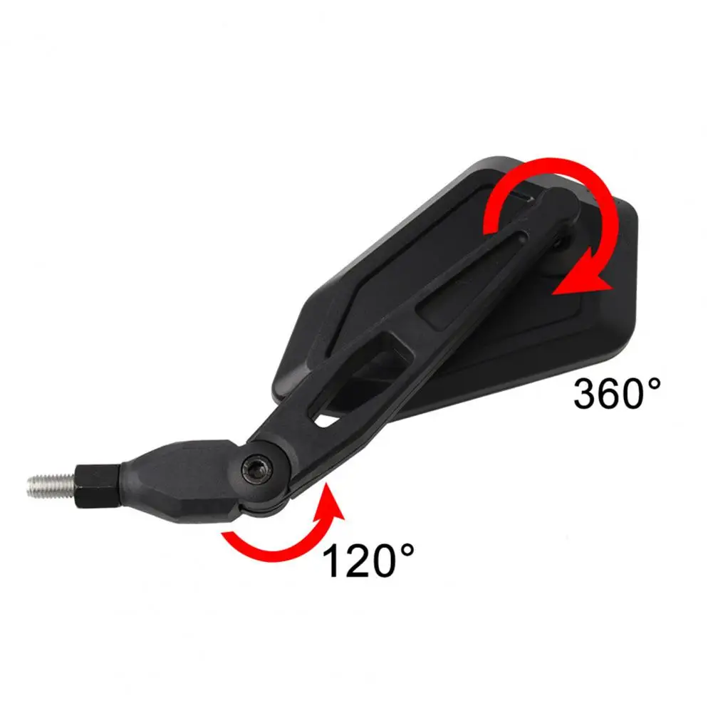 1Pair Rear View Mirrors Universal High Strength Plastic Auxiliary Side Mirrors for Motorcycle