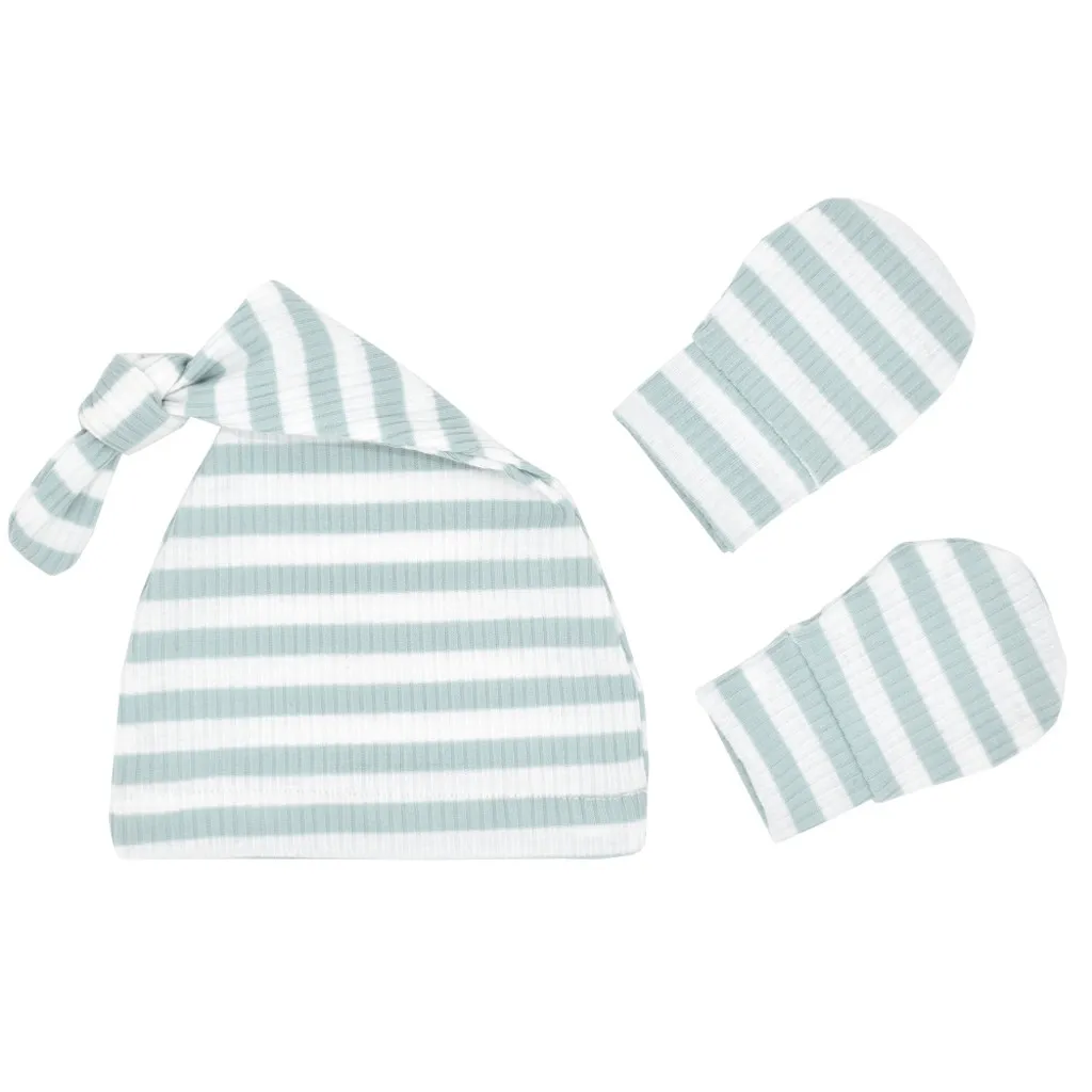 Зимняя Детская шапка, полосатые шапочки для сна, теплые шапочки для детей+ варежки для детей