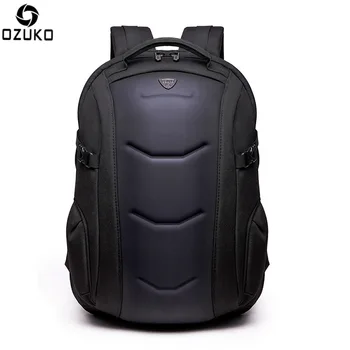 

OZUKO Brand Men Waterproof Oxford Backpack 15.6 Inch Laptop Back Packs Fashion Schoolbag for Teenager Men Travel Bags Casual