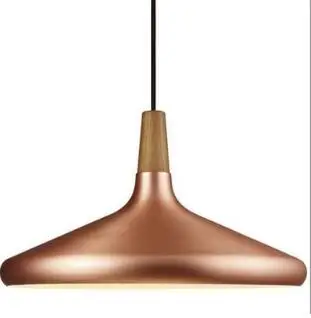 Nordic Retro Pendant Lights Modern Led Pendant Lamps Copper Hanglamp Aluminum luminaria for living room kitchen light fixtures - Body Color: copper L