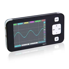 Oscilloscope Probe 500mAH Rechargeable Mini Pocket Handheld Digital Oscilloscope LCD Display Logic Analyzer with Lithium Battery 20mhz oscilloscope probe with x1 x10 switch max 600v