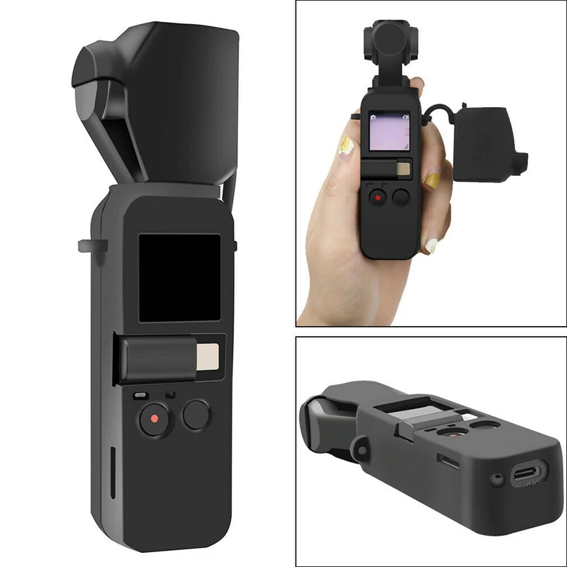ABKK-силиконовый защитный чехол для DJI OSMO Pocket Handheld Gimbal camera, мягкий чехол, корпус, противоскользящий Gimbal Accesso