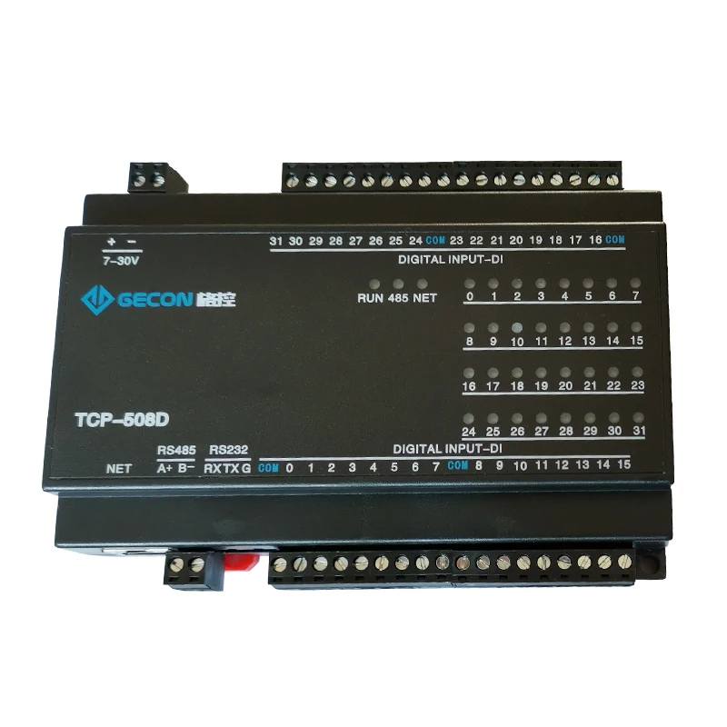 Ethernet модуль 32-way DI промышленный модуль сбора и управления ModbusRTU порты TCP, UDP протокол IO блок