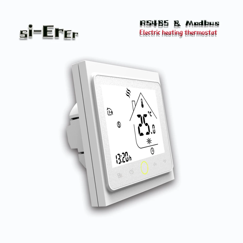 controlador de temperatura aquecimento eletrico rs485 modbus 16a 24v ac v ac 05