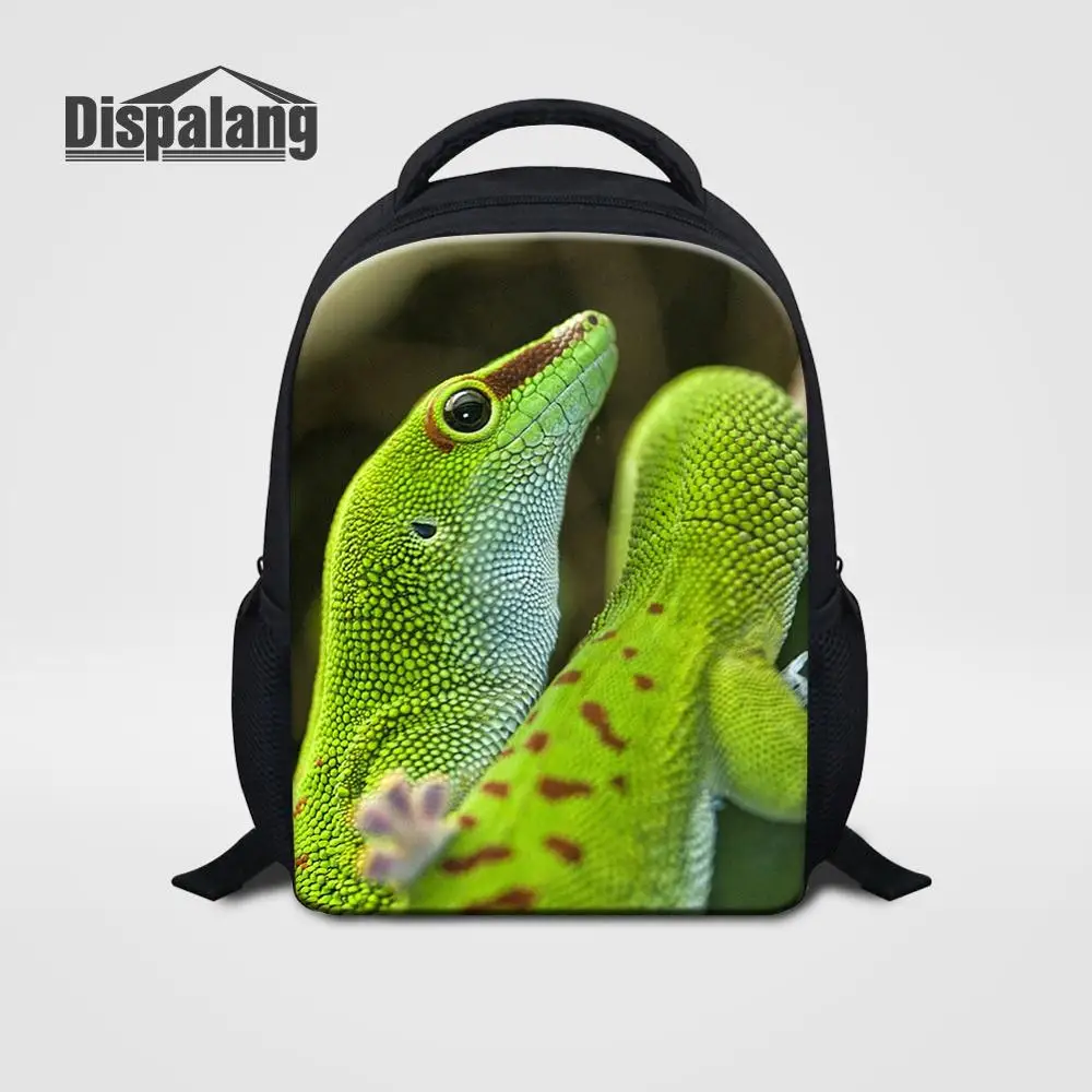 Backpack07 Dispalang школьный рюкзак для мальчиков 12 дюймов Мини милый рюкзак с принтом ящерица для мальчиков Детский рюкзак - Цвет: Backpack07