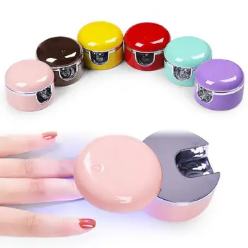 

3W Mini UV LED Lamp for Nail Single Finger Lamp Nail Gel Polish Dryer Drying Machine Smart 30s / 60s USB Cable Portable Home Use