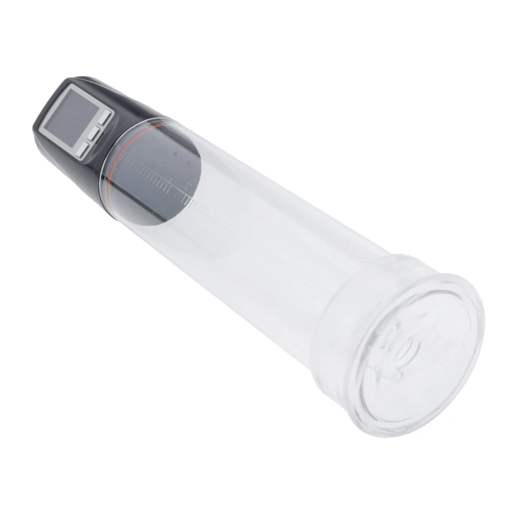 USB Automatic Male LED Display Penes Enlarger Trainer Extender Delay Lasting Exercising Vacuum Pump Massager Aircraft Cup