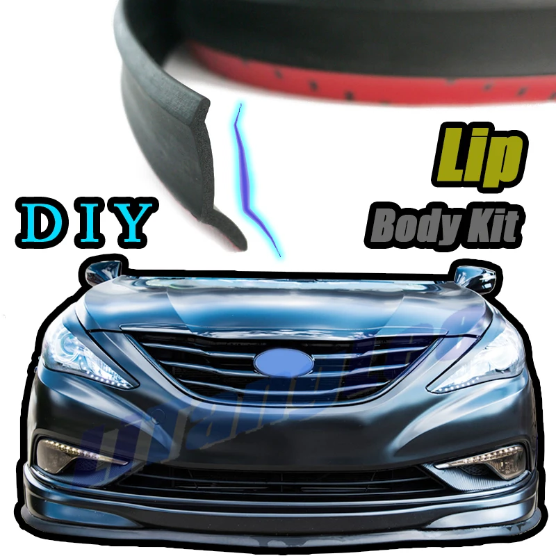 Car Bumper Lip Front Spoiler Skirt Deflector For Skoda Octavia / Laura 1u 1z  5e Nx Tune Car Modified Body Kit Vip Hella Flush - Front Skirt - AliExpress