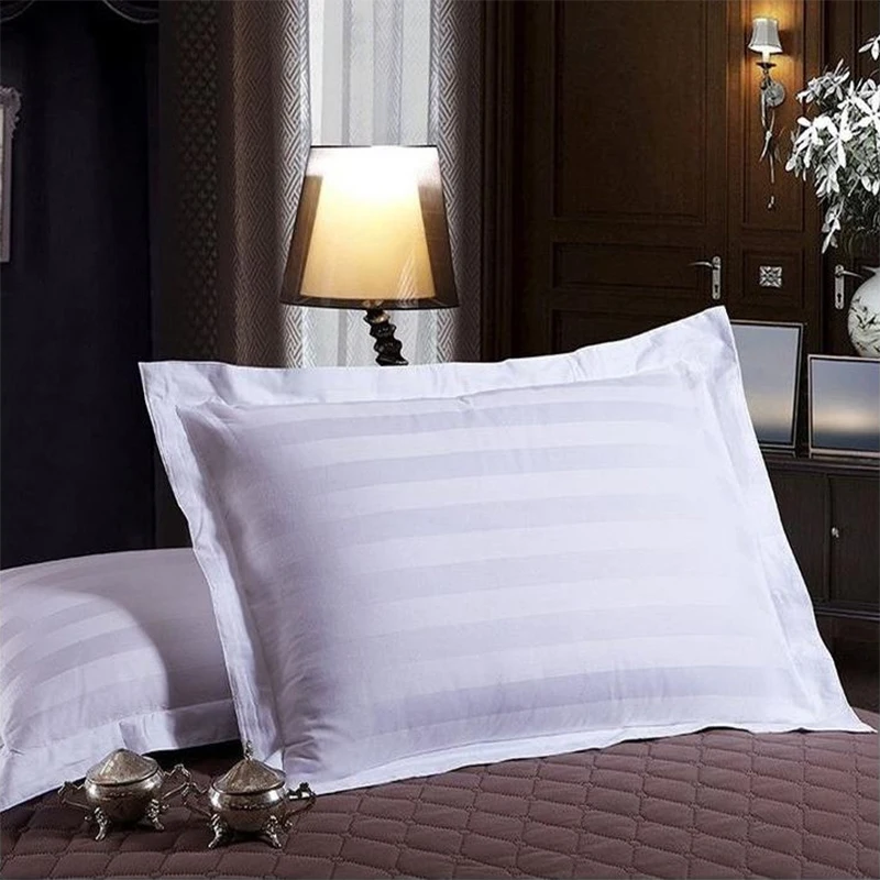 

Solid cotton envelope single Pillowcase Hotel home Hospital use Pillow case Satin bar White simplicity General style wholesale