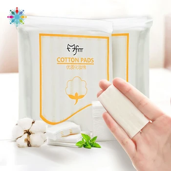 

222pcs Double-sided Rectangle Facial Cotton Pads Women Skin Cosmetic Makeup Tools Makeup Remover Pad