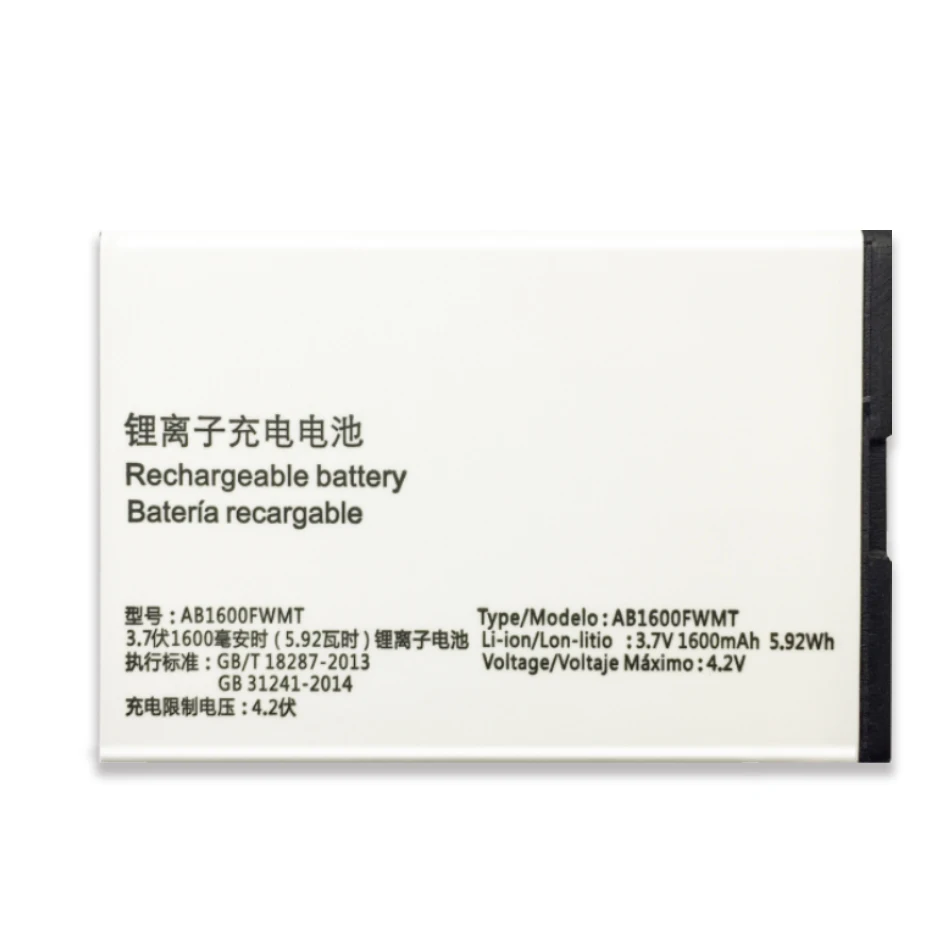 AB1600FWMT 1600mAh сменная батарея для мобильного телефона Philips S309