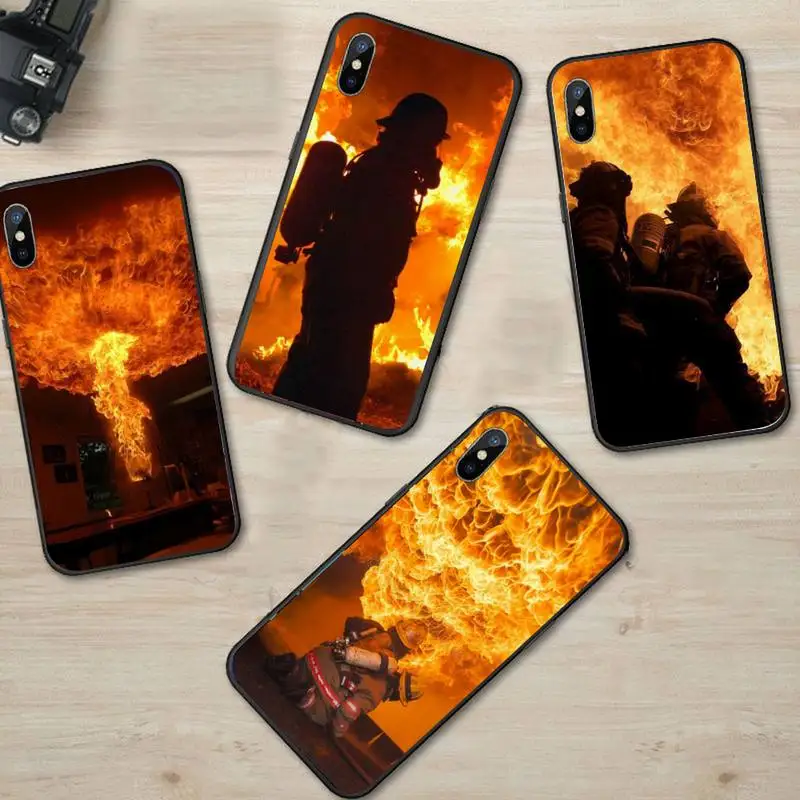 

Firefighter Heroes Super hero funda coque cover Phone Case for iPhone 11 12 pro XS MAX 8 7 6 6S Plus X 5S SE 2020 XR