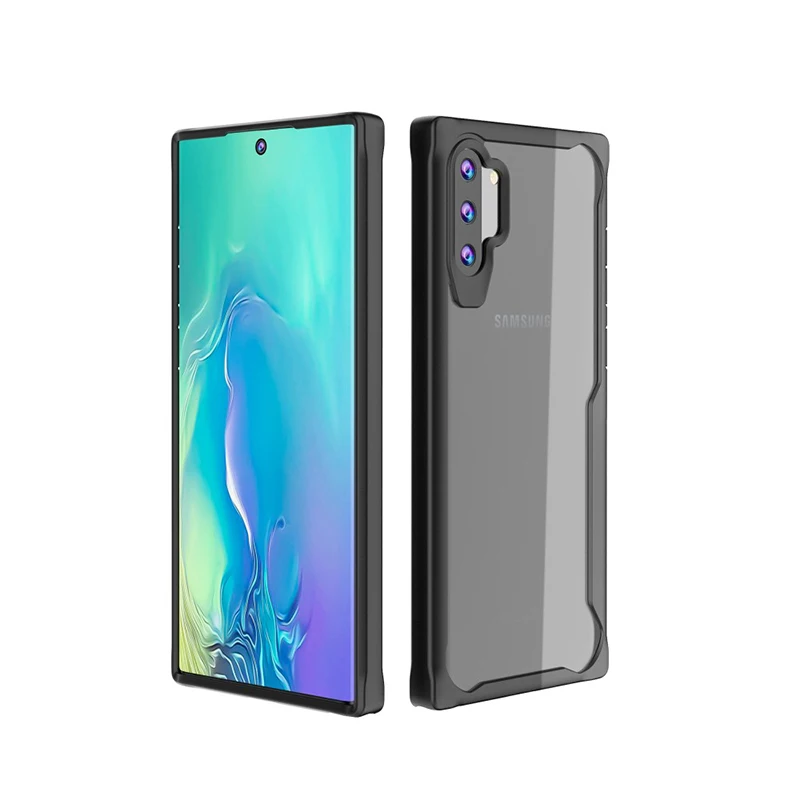 Для samsung Galaxy Note 10 Plus чехол-накладка прозрачный силиконовый чехол из ТПУ HD Прозрачный жесткий чехол для телефона для samsung Note 10 Plus