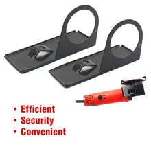

2PCS Adjustable Metal Angle Grinder Base Bracket Protector Shield Balance Holder Woodworking Cutting Machine Cover