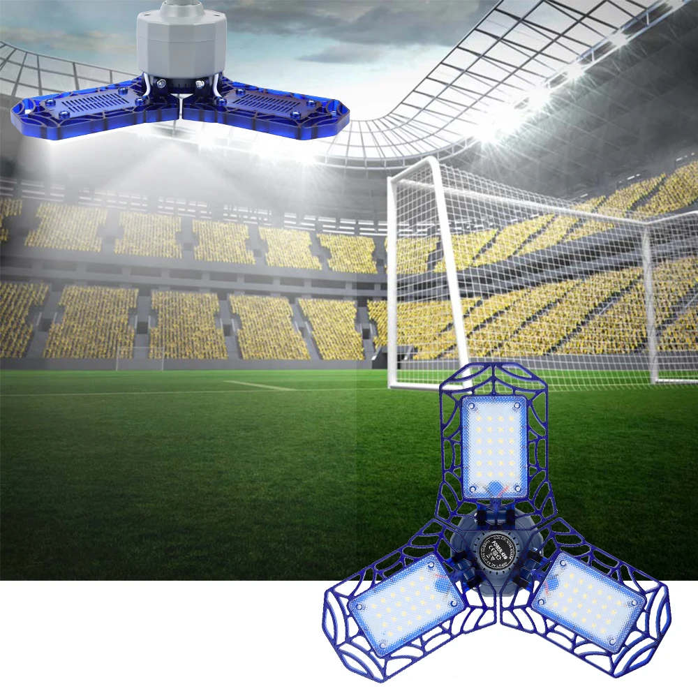 

UFO LED Garage Light AC85-265V E26/E27 Garage Lamp Waterproof Deformable Industrial Lighting Workshop Light