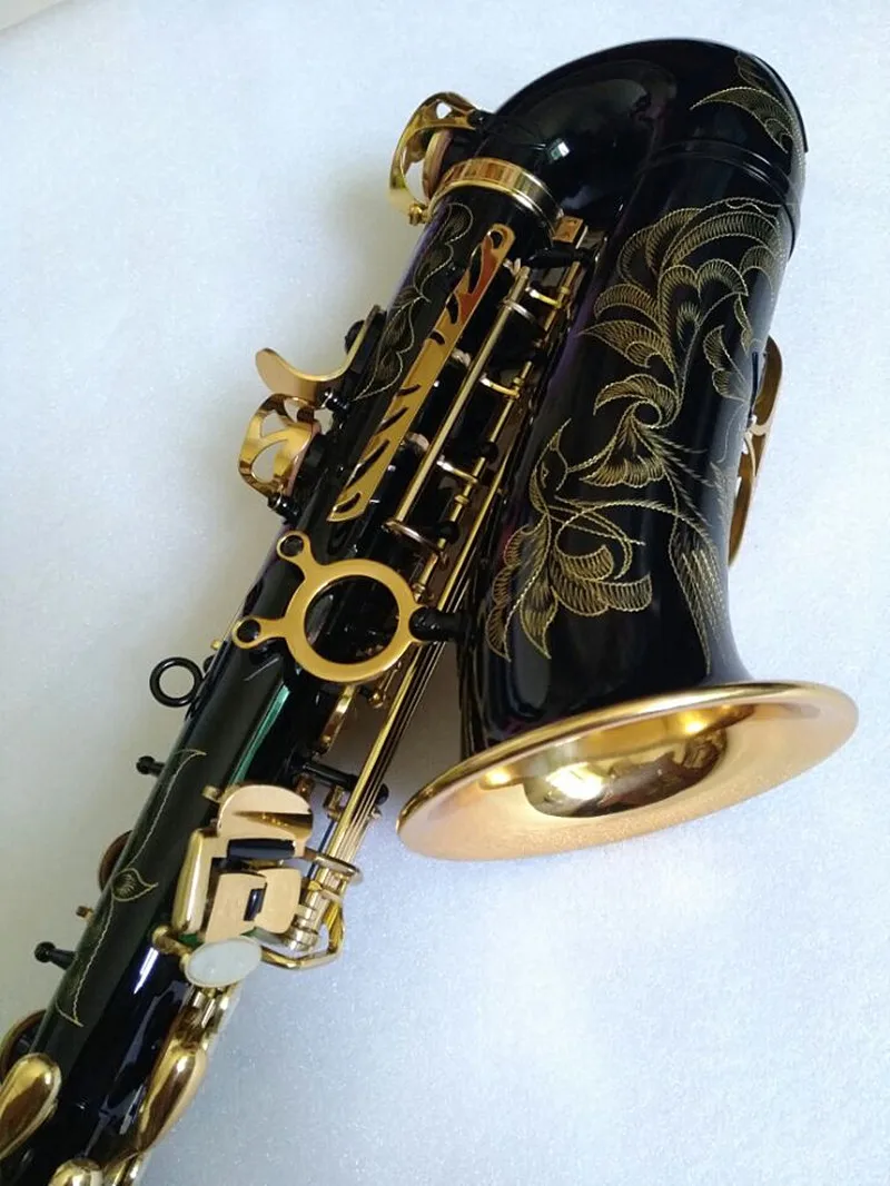 Высококачественный альт саксофон Модель черного альт саксофона полные аксессуары мундштук и чехол