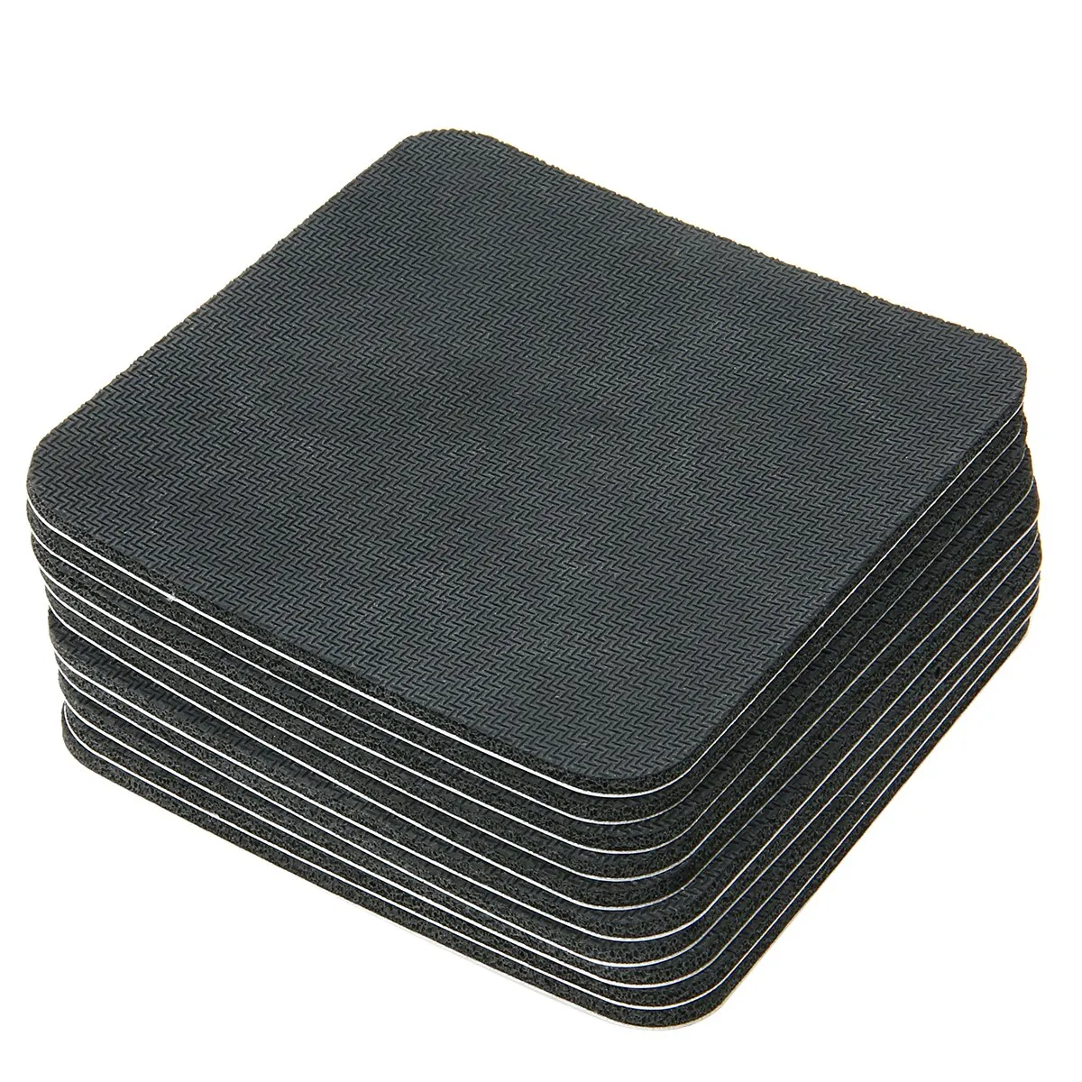 10Pcs Black Rubber Sublimation Coaster Blank Coaster Board Sublimation MDF Printing 95x95mm For Home Tools