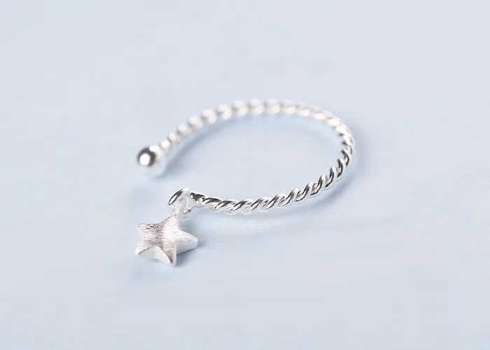 Высокое Качество, Модные Серебряные Кольца Wild Star 925s для женщин и девушек, лучший подарок для вашего любимого, вечерние ювелирные изделия на день рождения