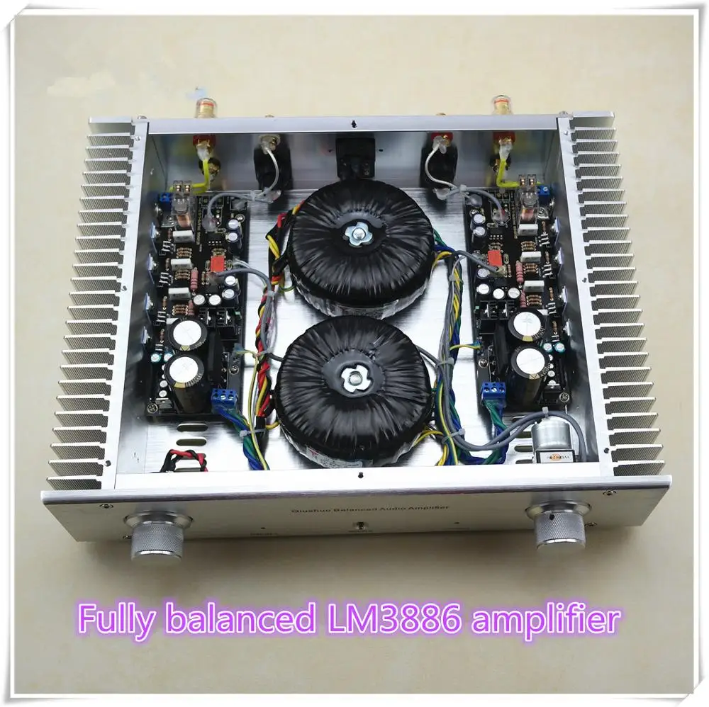 

NEW Finished LM3886FT Fully Balanced Amplifier Stereo HiFi 120W+120W Audio Power Amp