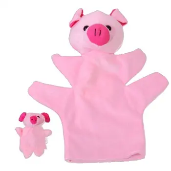 

Pink Pig Hand Puppet Finger Puppet