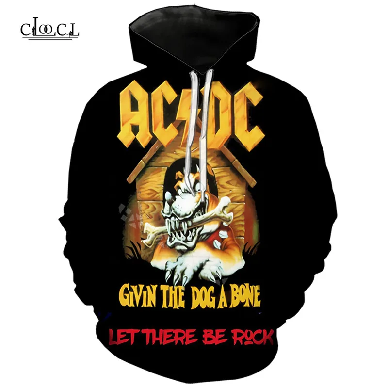 

AC DC Rock Crime Hoodies Men 3D Printed Tops Unisex Sweatshirts Men Hoodie Comic Casual Harajuku Tracksuit Pullover Streetwear