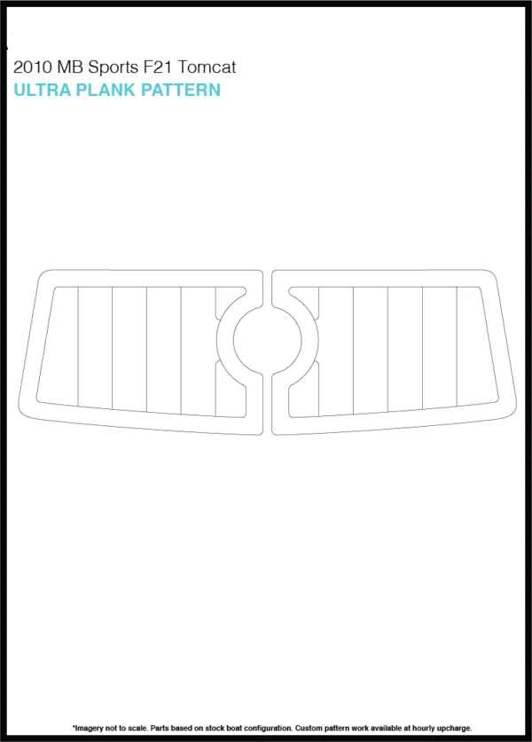 2010 MB Sports F21 Tomcat swim Step& trantom Pad лодка EVA Тиковый настил 1/" 6 мм