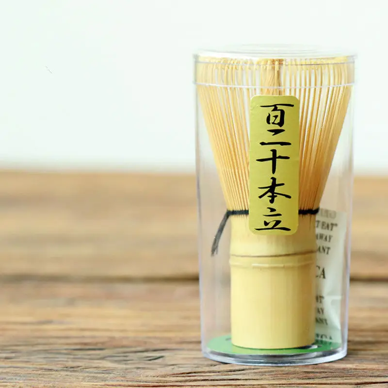 [GRANDNESS] Best Selling Japan Handmade White Bamboo 120 Prongs Matcha Whisk For Making Green Tea | Дом и сад