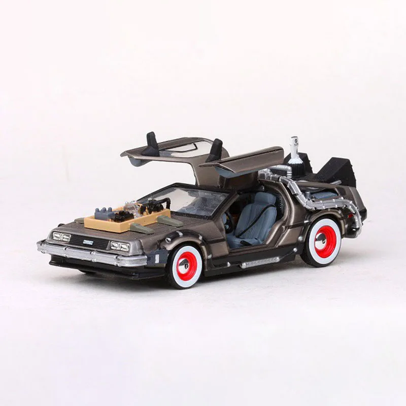 1/43 Scale 1 2 3 Version Delorean Car Model DMC-12 Simulation