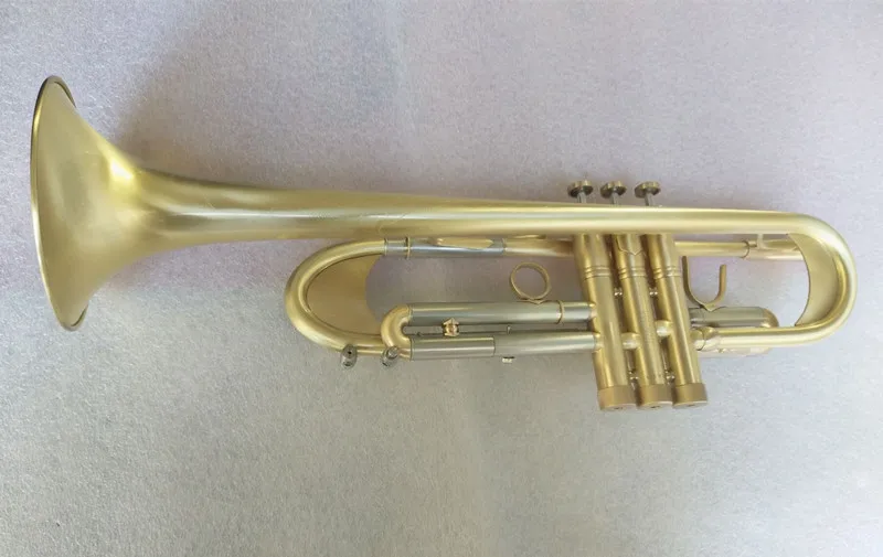 New Bach Trumpet B flat trumpet LT197GS-77 musical instrument heavier type Gold plating Trumpet playing music