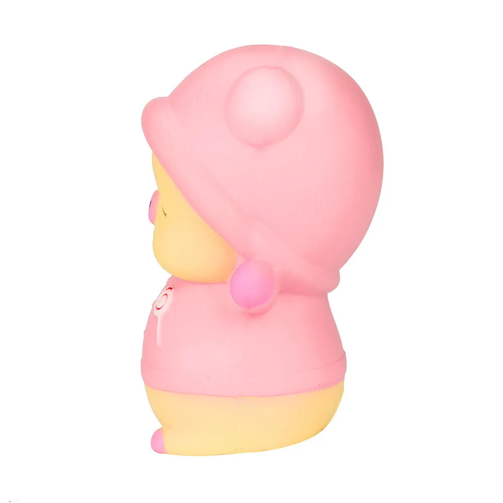 Kawaii Cartoon Pink Piglet Slow Rising Fun Toy Anti-anxiety Decompression toy Cartoon Decoration doll Stretchy Healing toys #B
