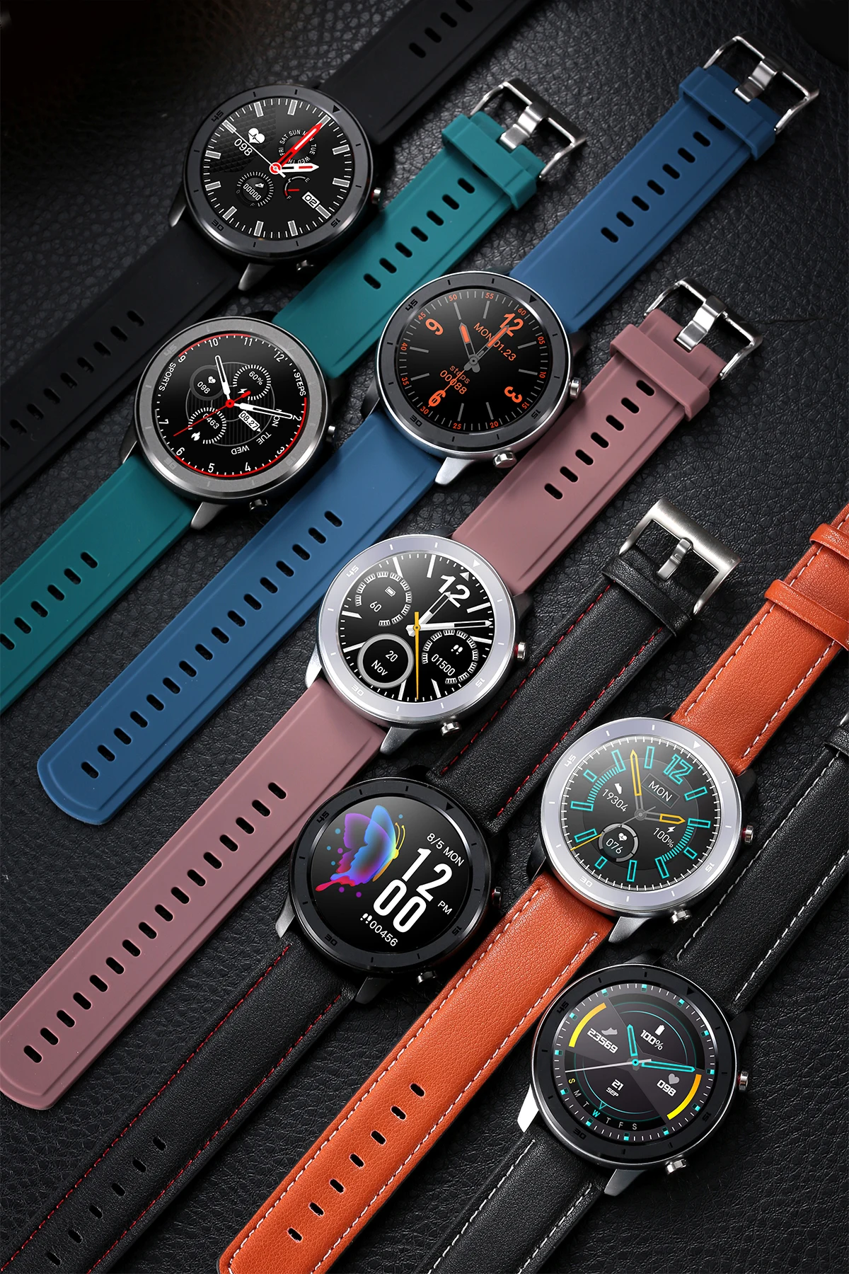 Cobrafly DT78 Смарт-часы для мужчин полный сенсорный экран ip68 smartwatch измерение кровяного давления фитнес-трекер группа ios android одежда