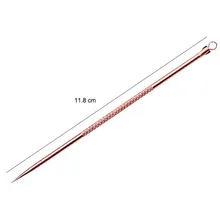 4 шт. Антибактериальная двухсторонняя игла из нержавеющей стали инструмент для удаления черных точек