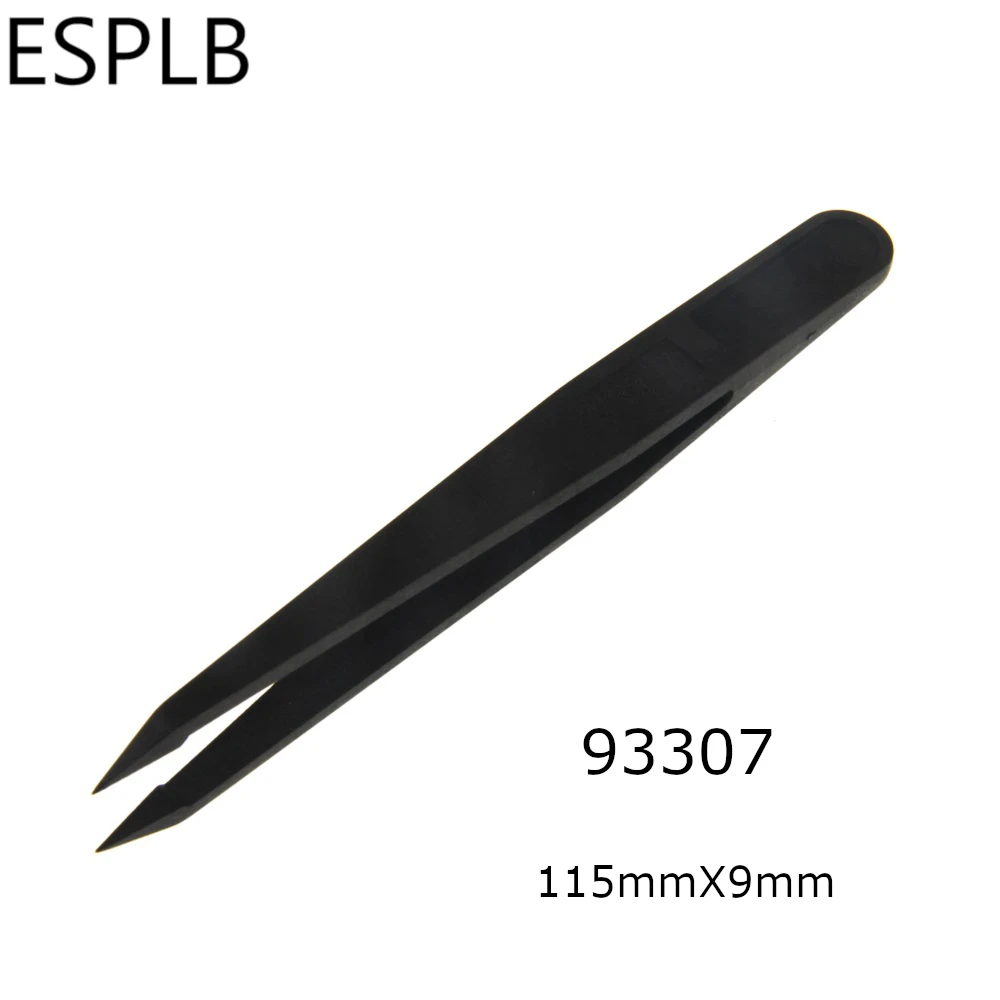 Anti-Static Plastic Tweezers ESD Curved Straight Forceps Electronic PCB Repair Hand Tools Tweezers 8pcs/Set