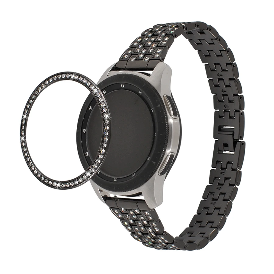 Galaxy Watch 46 мм Рамка для samsung gear S3 Frontier 42 мм металлический ободок кольцо клейкая крышка против царапин Смарт-часы металлическая крышка