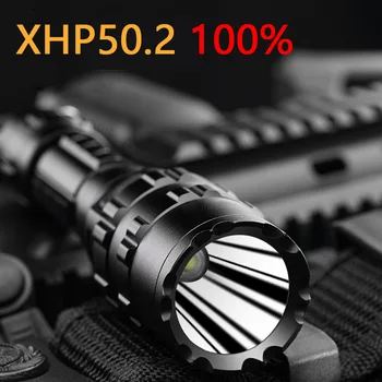 

XHP50.2 Tactical Flashlight Most Powerful LED Flashlight Tactical Torch USB Hunting Flash Light Rechargeable L2 26650 Hand Lamp
