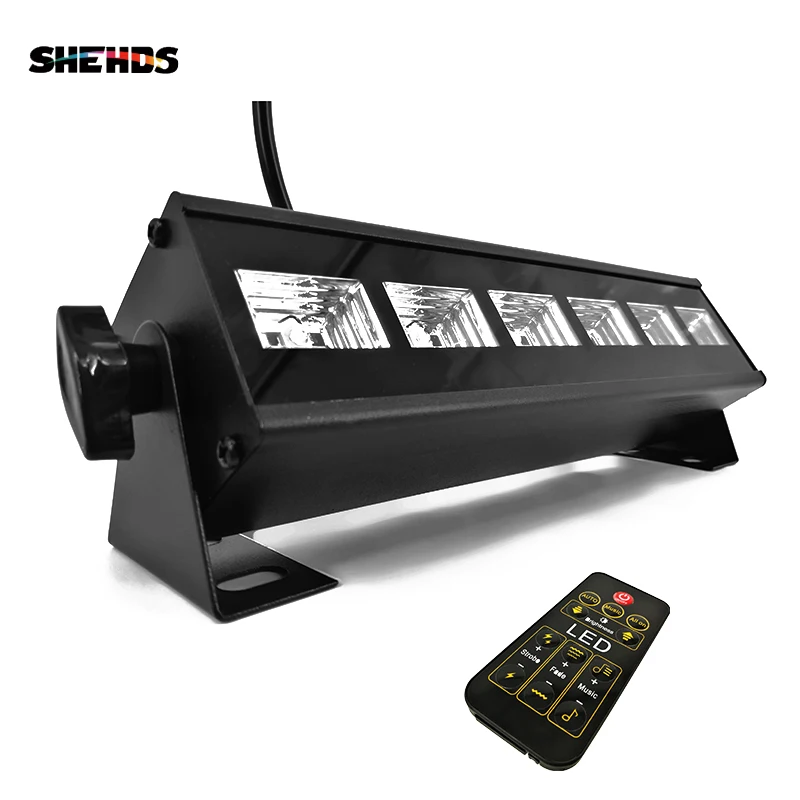 Беспроводной, DMX 512 пульт дистанционного управления светодиодный настенный светильник ультрафиолетовый свет 12x3W 9x3 6x3 стробоскоп звуковое действие работа сценический бар световой эффект