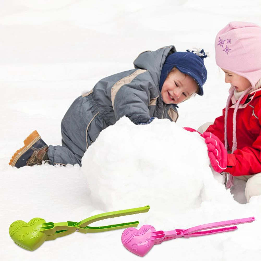Color Random 5 Type Snowball Maker Snowball Fight Sand Mud Mold Clip Toy Gifts