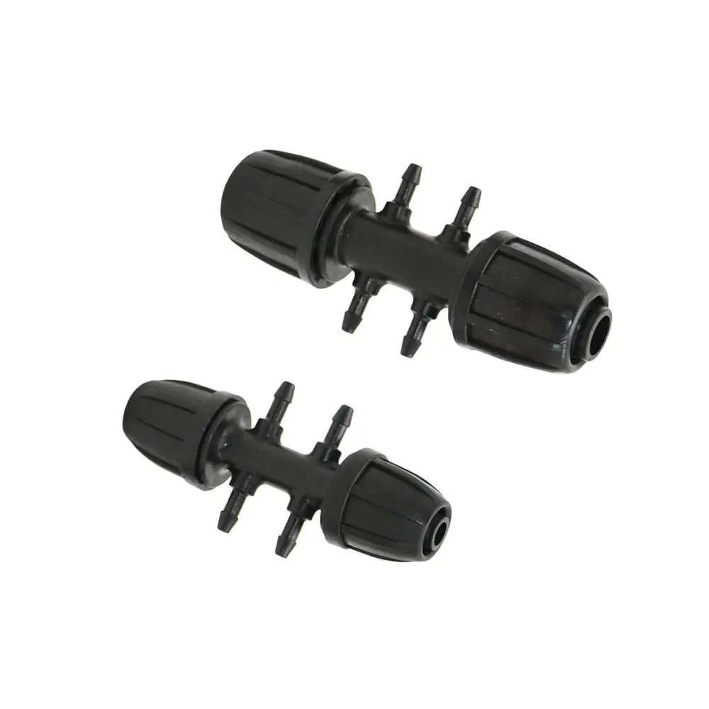 Садовый шланг 3/8 &quot1/2&quot до 1/8 разъем шланга 4 ходовой делитель воды 3/5 колючая