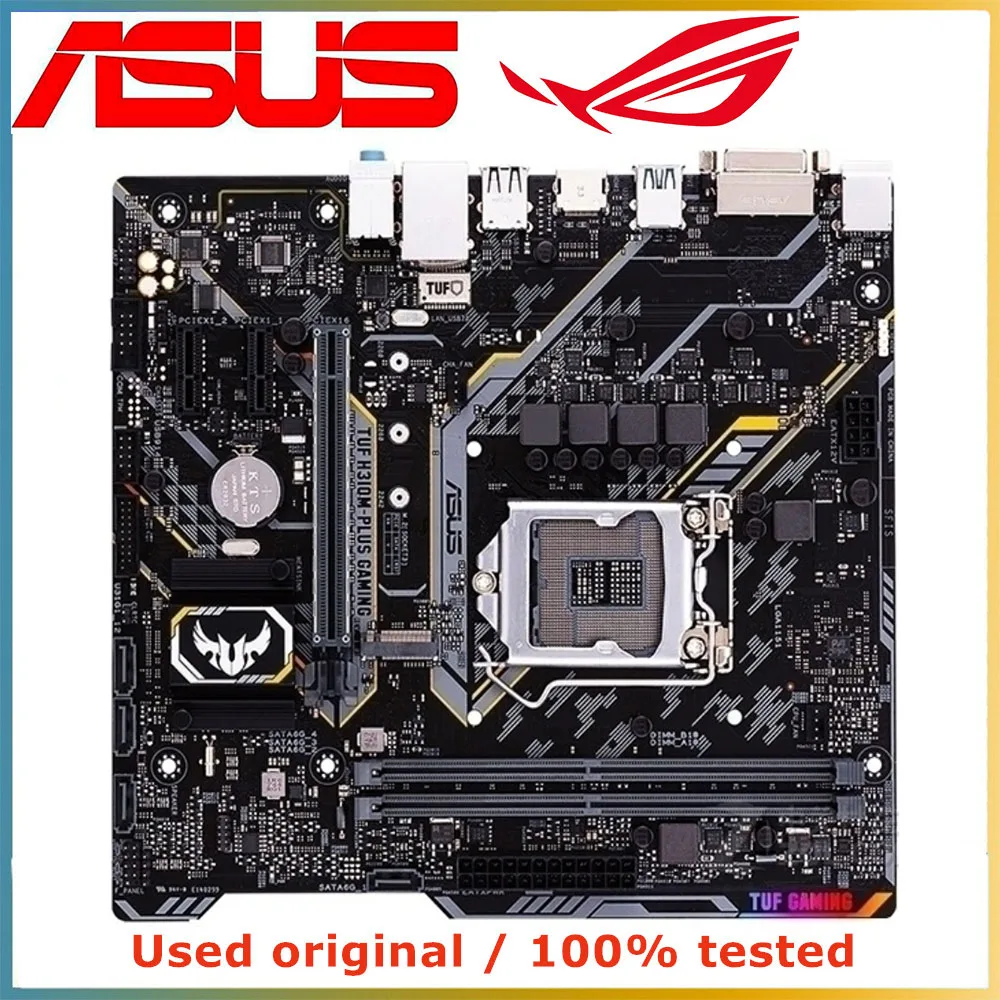 For Intel H310 Lga 1151 Cpu For Asus Tuf H310mplus Gaming Motherboard Computer Socket Lga1151