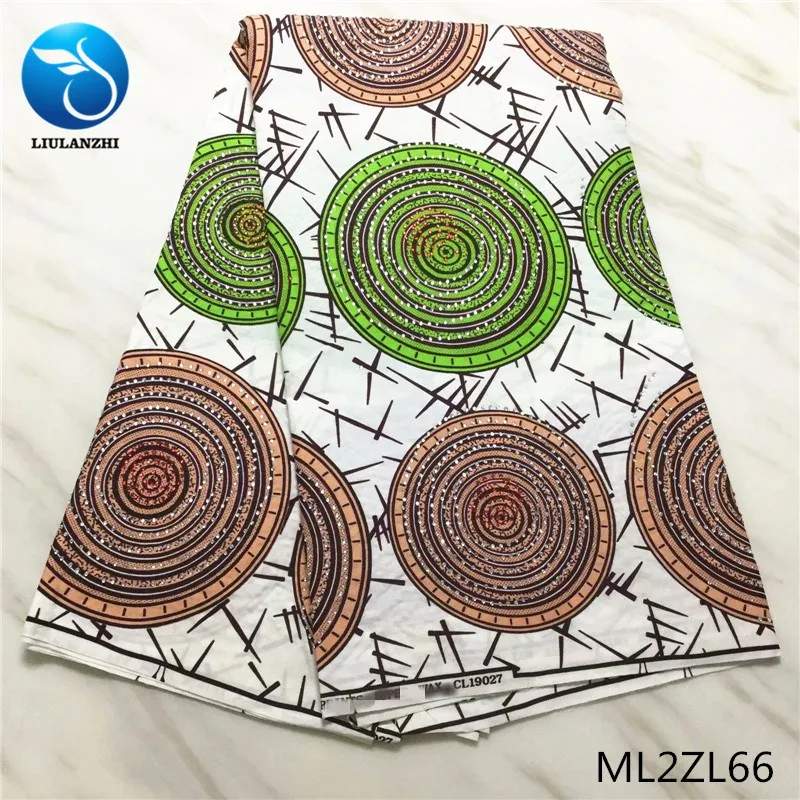 Воск liulanzhi африканская ткань новая печать африканская восковая ткань для женщин хлопок восковая ткань с камнями ML2ZL65-ML2ZL74