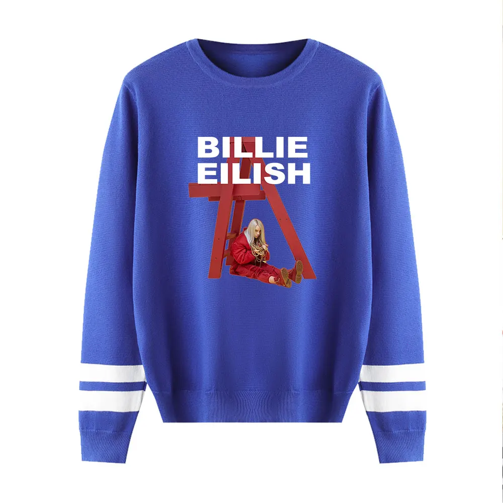 Специальная распродажа, Брендовые мужские и женские вязаные свитера Billie Eilish, весенне-осенние мягкие свитеры, пуловеры, мужская и женская