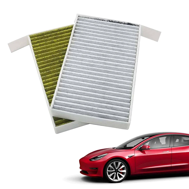 Фильтр для кондиционера автомобиля с активированным углем Tesla Model 3 2017 2018 2019 NJ88 |