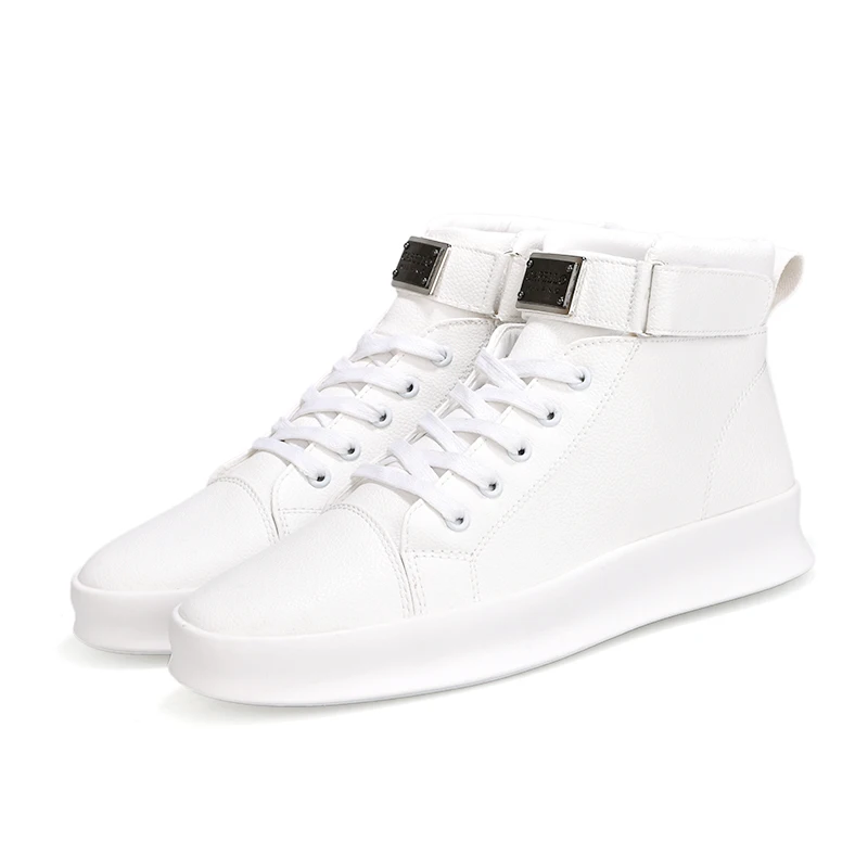 

Sports shoes men's casual high to help small white shoes wild thin new trend line men's shoes red black cheap variety
