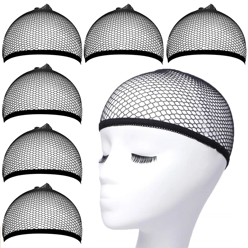Snood Wig Cap Black Brown Mesh Net 