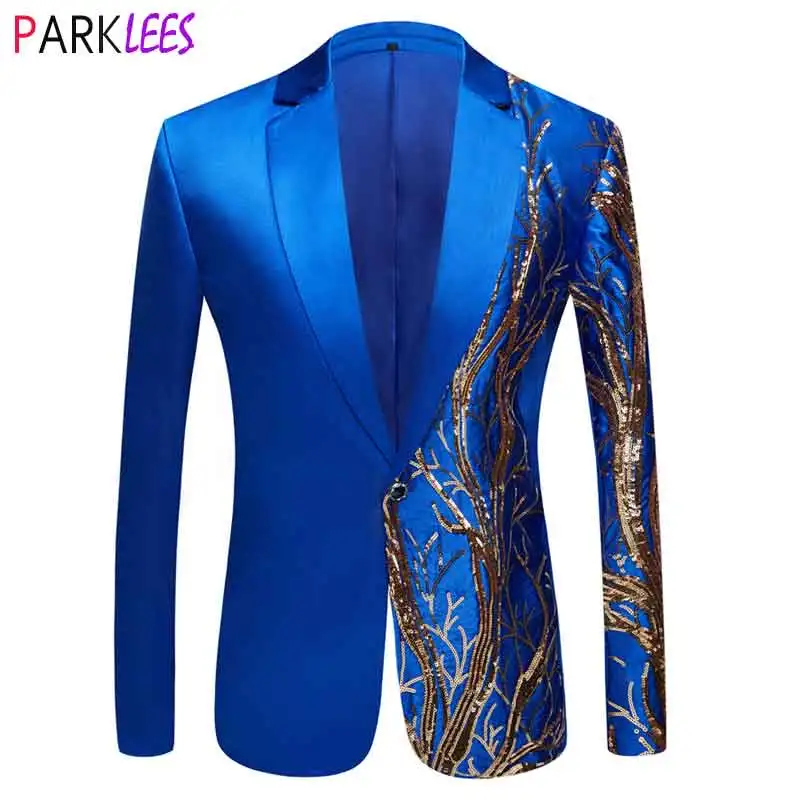 sequin mardi gras blazer