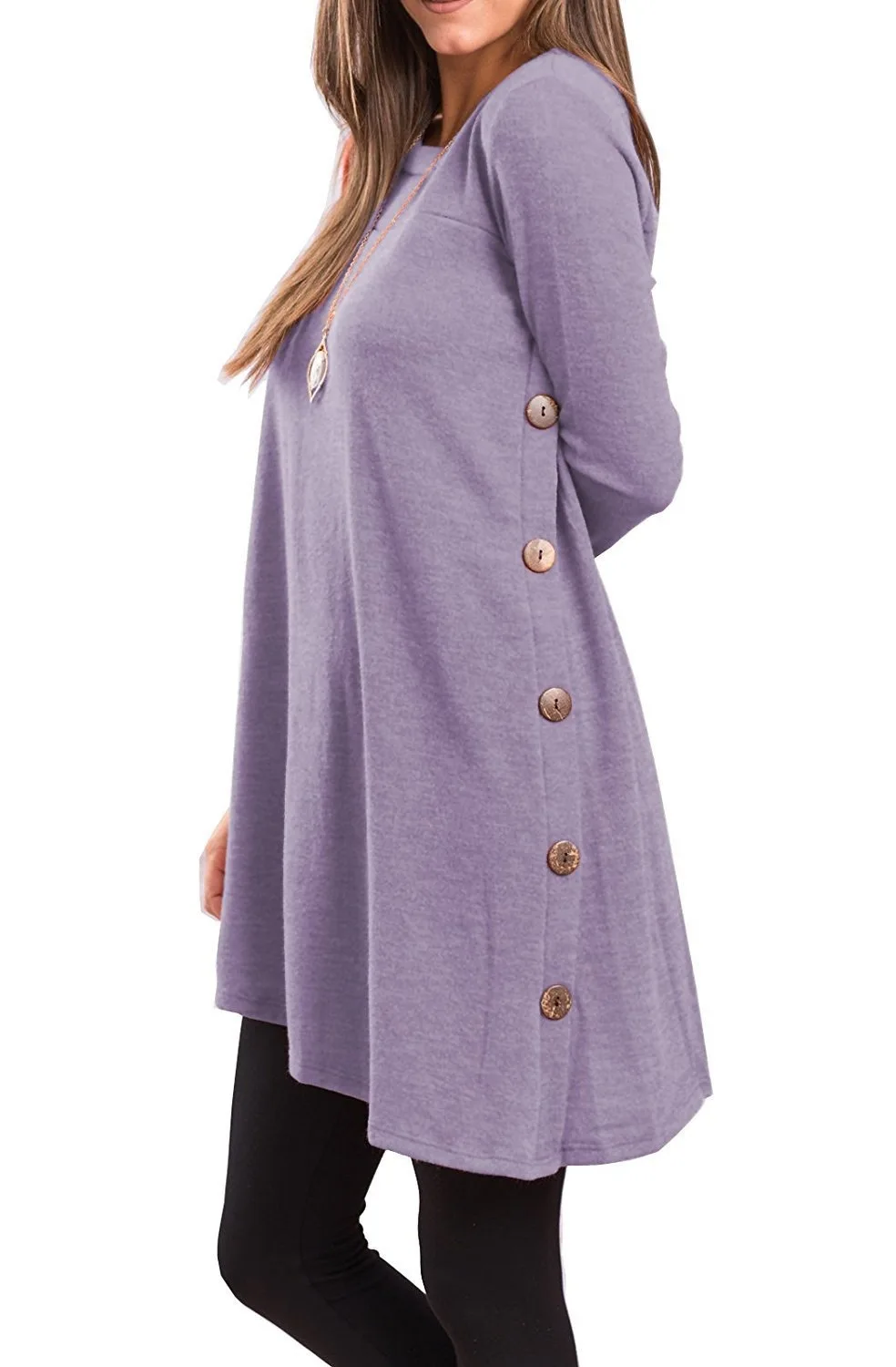 Light Purple Красное новогоднее платье женское на год гирлс платья+для девочек недорогие платье черных блестящее нарядные платья женские туники зима теплые платья больших размеров - Цвет: Light Purple